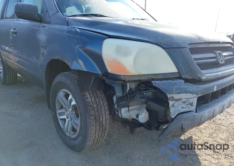 2005 Honda Pilot Ex-L из США, поврежденный, VIN 5FNYF18645B044365